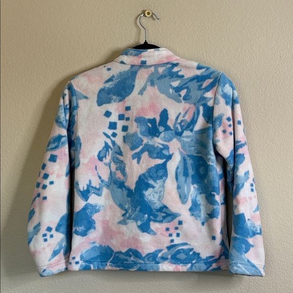 Eddie Bauer Kids Blue and Pink Fleece Jacket sz 10/12
VGUC - Picture 2 of 4